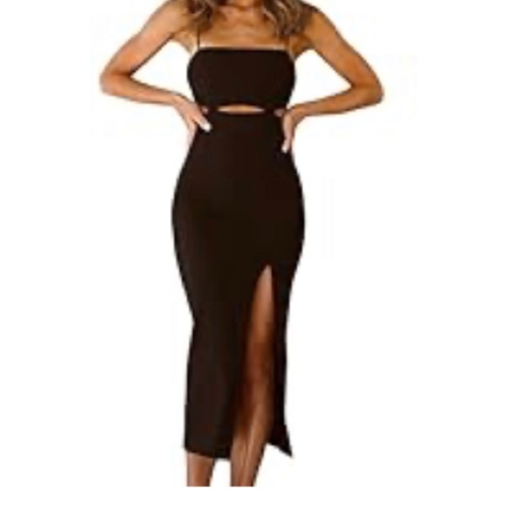 Elegant Black Strapless Dress